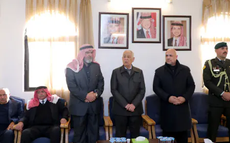 مندوبا عن الملك وولي العهد… العيسوي يعزي عشيرة العربيات 