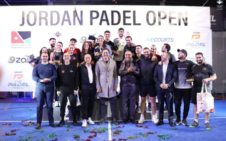 زين ترعى بطولة الأردن المفتوحة للبادل 2025