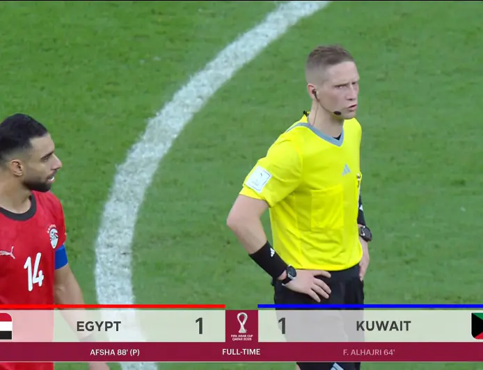 مصر والكويت يتقاسمان النقاط في افتتاح كأس العرب