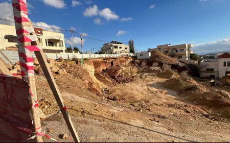 إغلاق مؤقت لطريق فرعي في الجبل الأخضر بجرش حفاظا على سلامة المواطنين