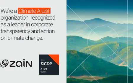 (زين) ترفع تصنيفها في القائمة العالمية للتصدي لتغير المناخ إلى المستوى A