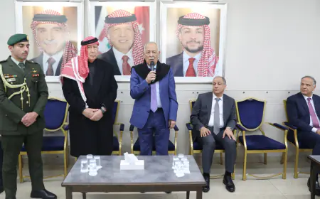 مندوبا عن الملك وولي العهد.. العيسوي يعزي عشيرتي النوايسة والطراونة