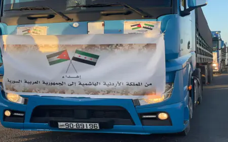 بتوجيهات ملكية.. تسيير 51 شاحنة مساعدات إنسانية وغذائية إلى سوريا