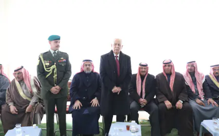 مندوبا عن الملك وولي العهد...العيسوي يعزي قبيلة الفايز