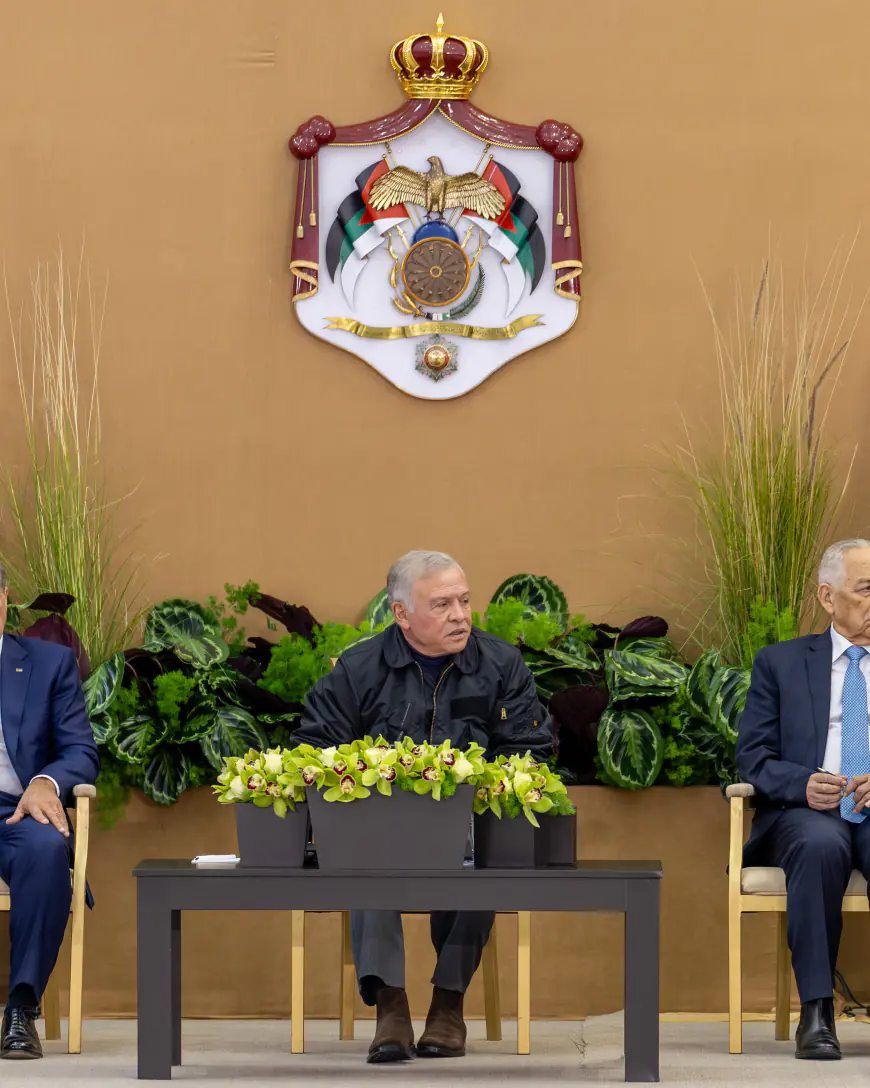 الملك: إربد أرض الخير (صور)