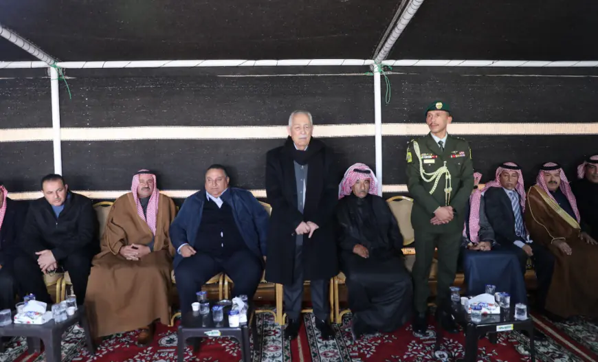 مندوبا عن الملك وولي العهد.. العيسوي يعزي عشائر العيسى والحراحشة والعتوم والمرازيق والشمالي