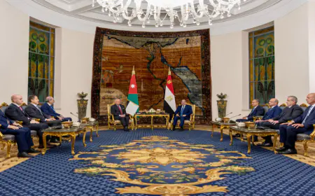 الملك والسيسي يشددان على ضرورة تنفيذ اتفاق وقف الحرب في غزة بجميع مراحله