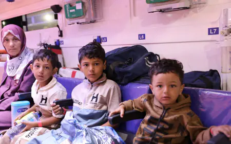 الأردن يجلي الدفعة الـ 23  من أطفال غزة المرضى ضمن مبادرة الممر الطبي