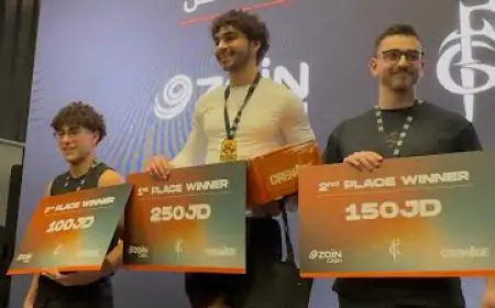 زين كاش الراعي البلاتيني لبطولة JUBB  للكاليستنكس