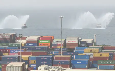 ميناء حاويات العقبة يستقبل أول سفينة تعمل بالغاز الطبيعي المسال