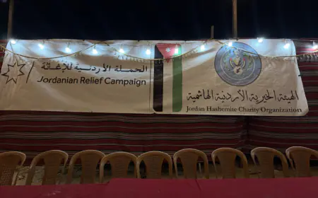 (سحور الكرامة) أول وأضخم سحور جماعي في مخيمات النزوح بغزة