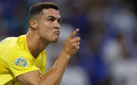 رونالدو يقود النصر لاستعادة صدارة الدوري السعودي برباعية على الحزم