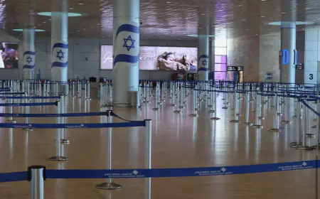 إسرائيل تغلق مجالها الجوي بعد الهجوم على إيران