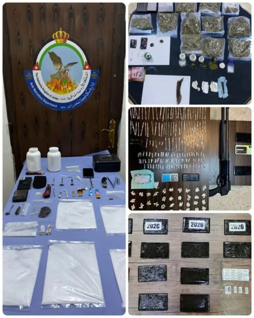 مكافحة المخدرات تضبط 35 تاجرا ومروجا في 13 قضية نوعية