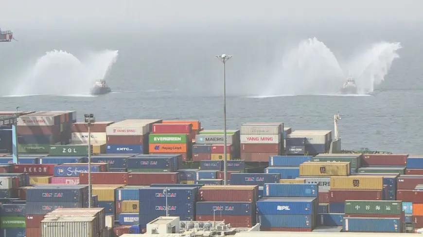 ميناء حاويات العقبة يستقبل أول سفينة تعمل بالغاز الطبيعي المسال