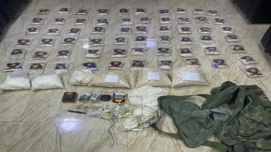 المنطقة العسكرية الشرقية تحبط محاولة تهريب مواد مخدرة بواسطة بالونات