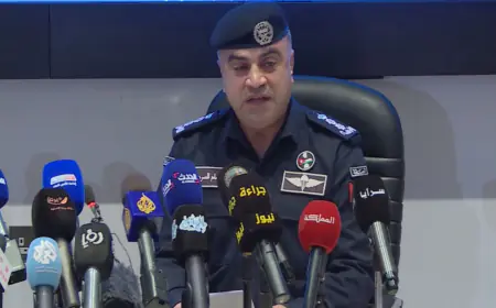 الأمن : 14 إصابة نتيجة سقوط الأجسام والشظايا  في الأردن