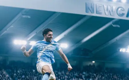 مرموش يقود هجوم السيتي بثنائية أمام نيوكاسل (فيديو)