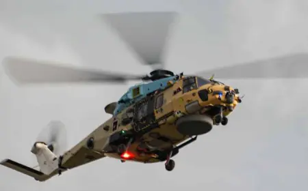 وفاة 6 أشخاص إثر سقوط مروحية قطرية في المياه الإقليمية