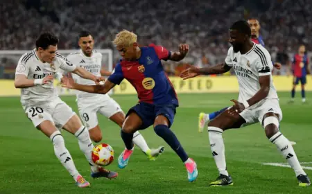 المباريات المتبقية لبرشلونة وريال مدريد.. نحو اللقب الإسباني