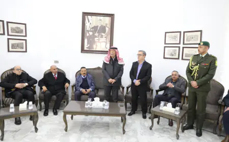 مندوبا عن الملك وولي العهد...العيسوي يعزي آل عبد الجابر