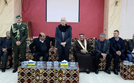 مندوبا عن الملك وولي العهد...العيسوي يعزي عشيرة الصقور