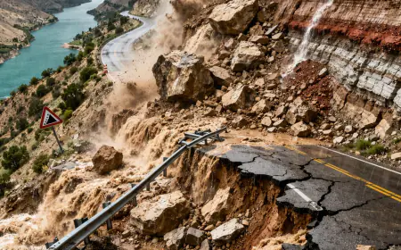 الفرجات يكتب: الانهيارات الأرضية في الأردن خطر جيومورفولوجي يفاقمه التغير المناخي