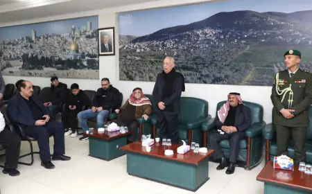 مندوبا عن الملك وولي العهد...العيسوي يعزي الحباشنة وقشوع  