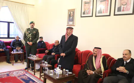 مندوبا عن الملك وولي العهد... العيسوي يعزي المجالي والفايز والهميسات والصحن