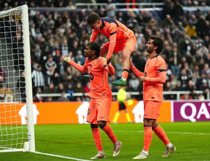 يامال ينقذ برشلونة بهدف قاتل أمام نيوكاسل  