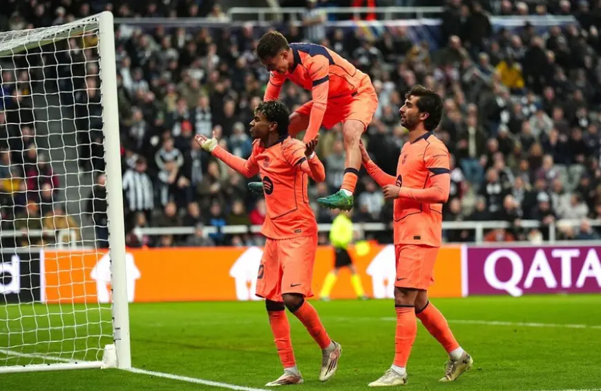 يامال ينقذ برشلونة بهدف قاتل أمام نيوكاسل  