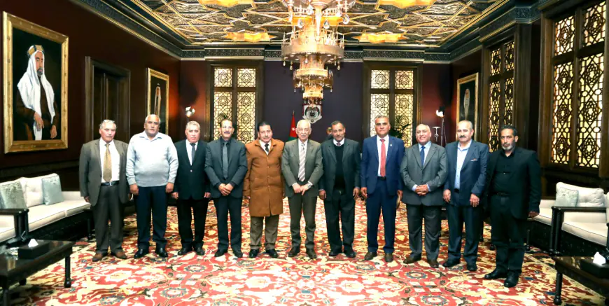 العيسوي يلتقي وفدا من منتدى حلاوة الثقافي وجمعية وادي ازقيق السياحية