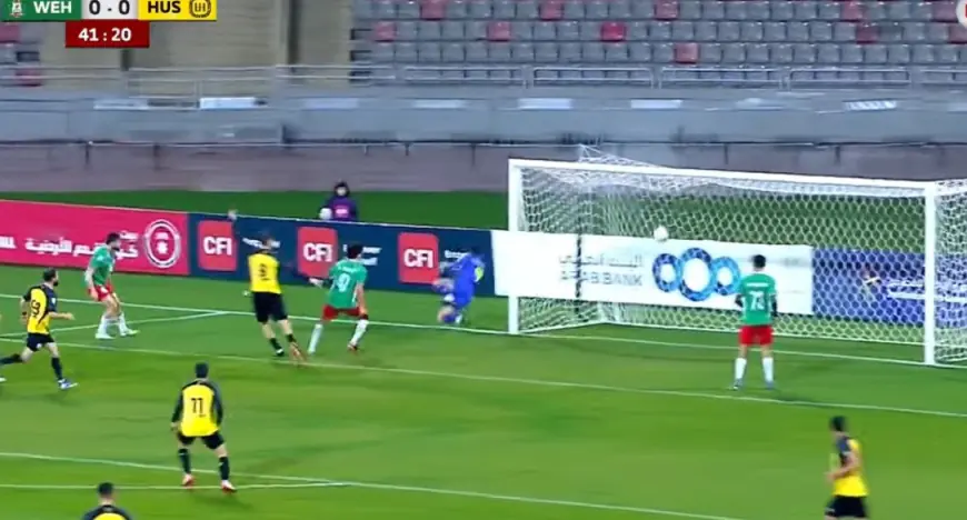 حادثة نادرة.. الشباك الجانبية وراء إلغاء هدف الحسين إربد مع الوحدات