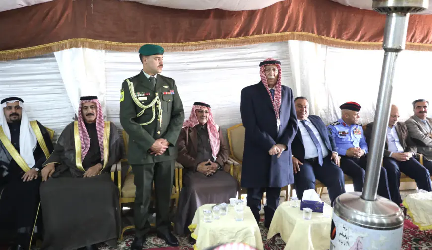 مندوبا عن الملك وولي العهد...العيسوي يعزي عشيرة أبو دلبوح وآل بدر
