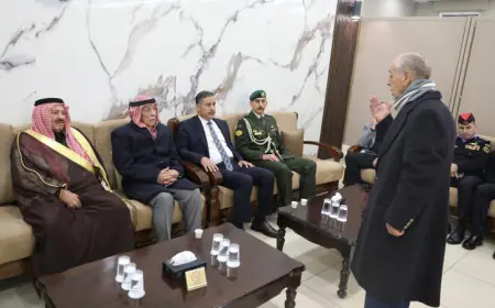 مندوبا عن الملك وولي العهد.. العيسوي يعزي الجيتاوي والنسور والعطيات والحداد