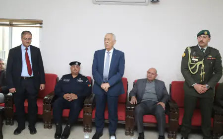 مندوبا عن الملك وولي العهد... العيسوي يعزي عشيرة الخوالدة