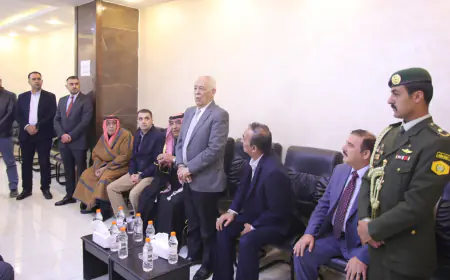 مندوبا عن الملك وولي العهد...العيسوي يعزي عشيرتي الكفاوين والبشابشة