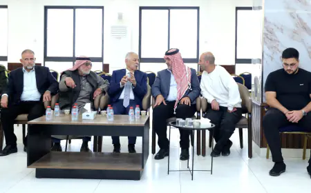 مندوبا عن الملك وولي العهد...العيسوي يعزي عشيرة الشواورة والمحتسب