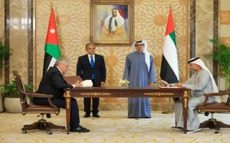 شراكة أردنية إماراتية لتنفيذ سكة حديد العقبة وتعزيز دورها كمركز إقليمي ولوجستي في المنطقة