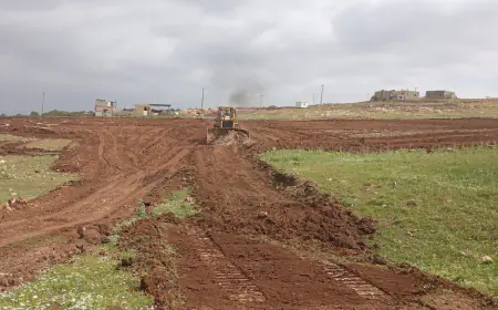 بدء العمل بجزء جديد من المرحلة الثالثة لطريق إربد الدائري (صور)