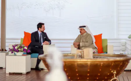 ولي العهد والعاهل البحريني يبحثان سبل تعزيز التنسيق حيال التطورات الإقليمية