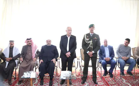 مندوبا عن الملك وولي العهد...العيسوي يعزي عشيرة أبو عرابي