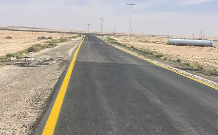 الأشغال تُنهي مشروع تأهيل طريق مدخل أم الرصاص قبل موعده المحدد (صور)