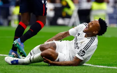 ريال مدريد يعلن غياب إيدر ميليتاو عن مونديال 2026 بسبب الإصابة