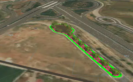 إنشاء مسارات مشاة ودراجات على طريق المطار في عمان مع إغلاق جزئي مؤقت