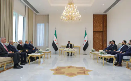 الرئيس السوري يلتقي وفدا فلسطينيا برئاسة الشيخ في دمشق