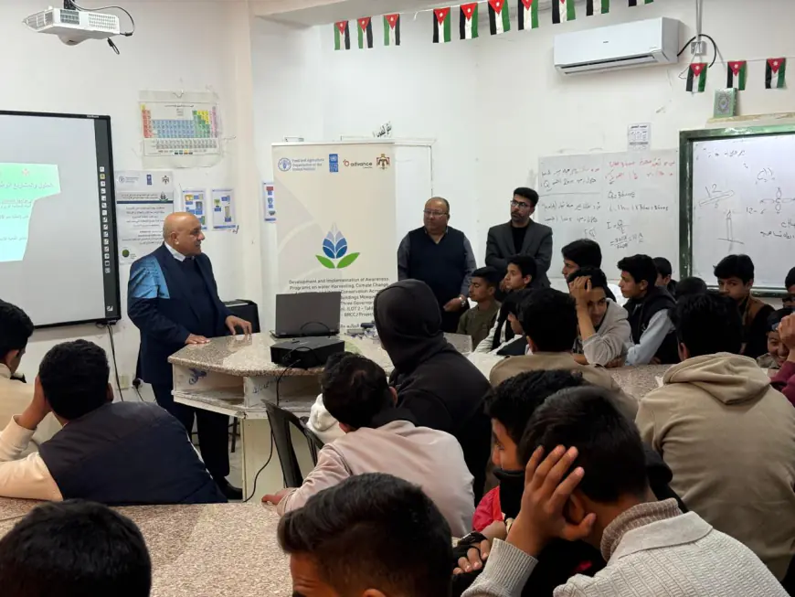 إطلاق برنامج توعوي لحصاد مياه الأمطار وترشيد الاستهلاك في مدارس محافظات الكرك والطفيلة ومعان