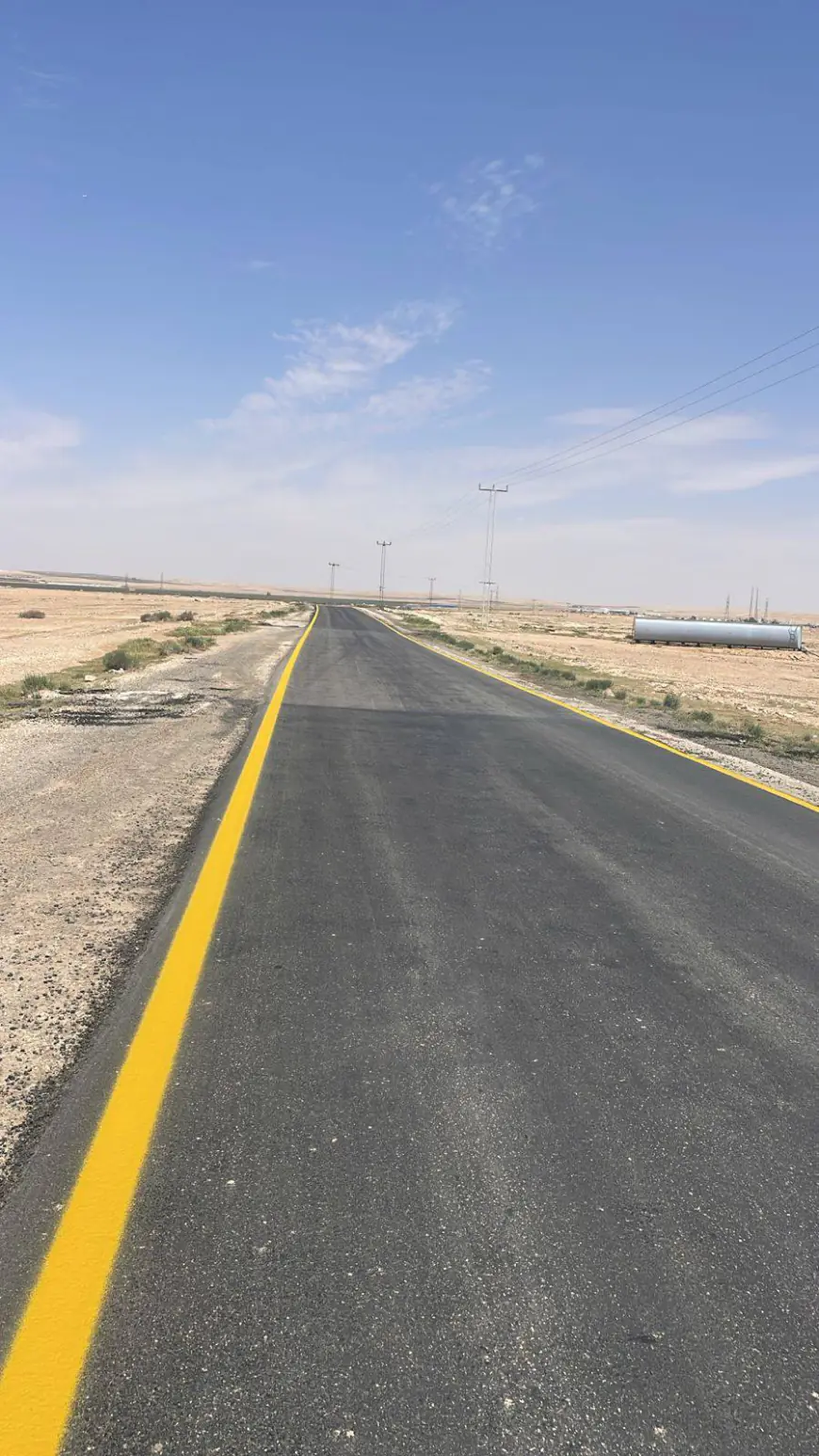 الأشغال تُنهي مشروع تأهيل طريق مدخل أم الرصاص قبل موعده المحدد (صور)