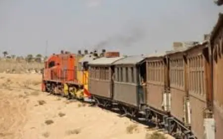 استئناف رحلات الخط الحديدي الحجازي إلى محطة الجيزة بعد أعمال الصيانة
