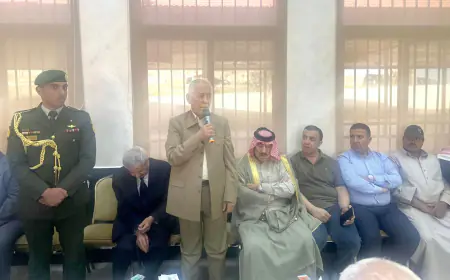 مندوبا عن الملك وولي العهد...العيسوي يعزي عشيرة الكركي
